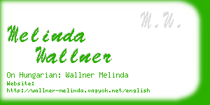 melinda wallner business card